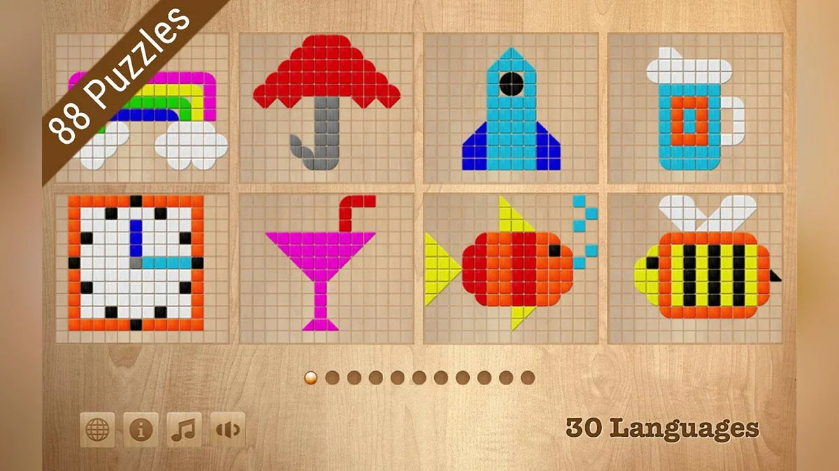 Скриншоты из Kids puzzle - Mosaic shapes