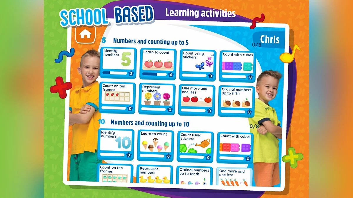 Скриншоты из Vlad and Niki - Math Academy