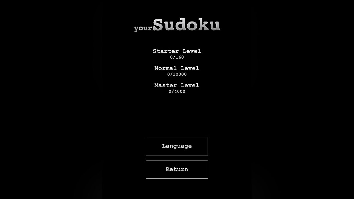 yourSudoku - Over 10k sudoku - что это за игра, трейлер, системные  требования, отзывы и оценки, цены и скидки, гайды и прохождение, похожие  игры