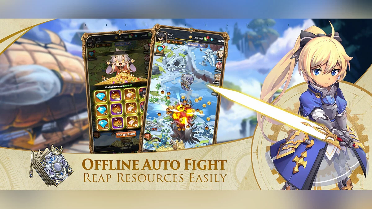 Скриншоты из Idle League