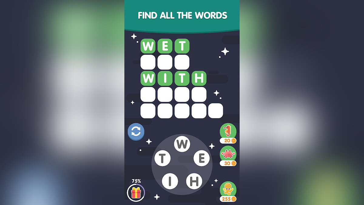 Word Search Sea: Unscramble words - что это за игра, трейлер, системные  требования, отзывы и оценки, цены и скидки, гайды и прохождение, похожие  игры