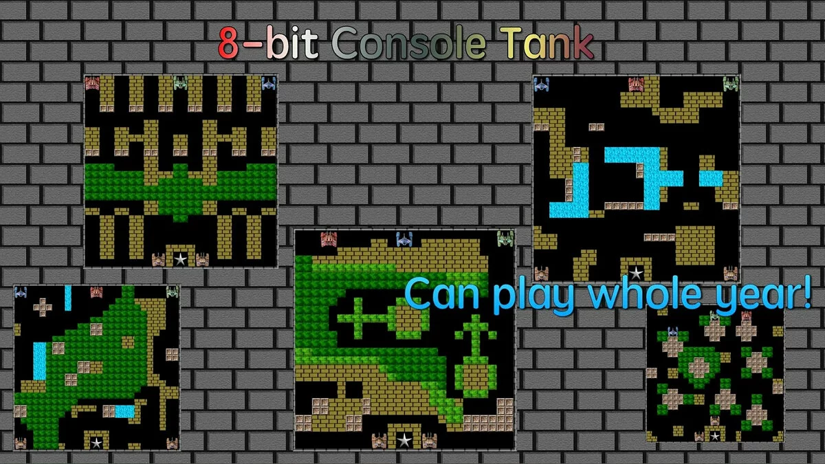 Скриншоты из 8-bit Console Tank