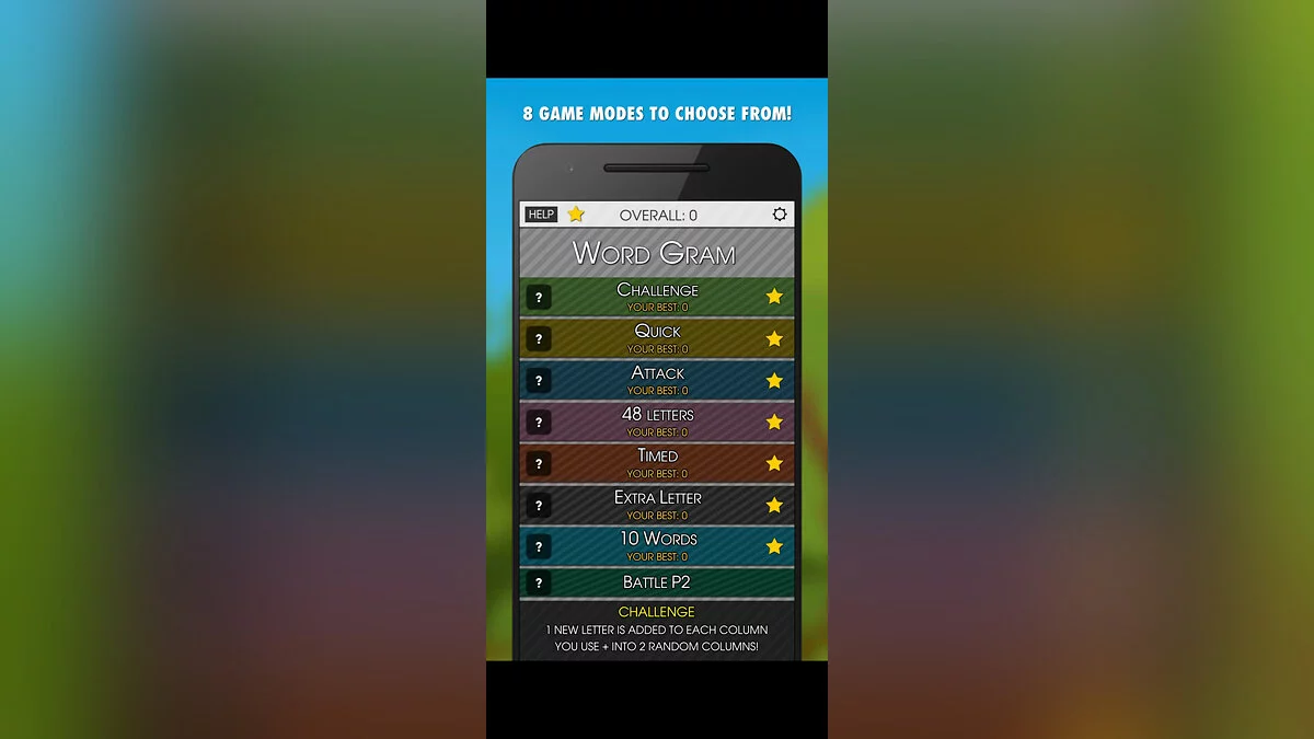 Скриншоты из Word Gram PRO