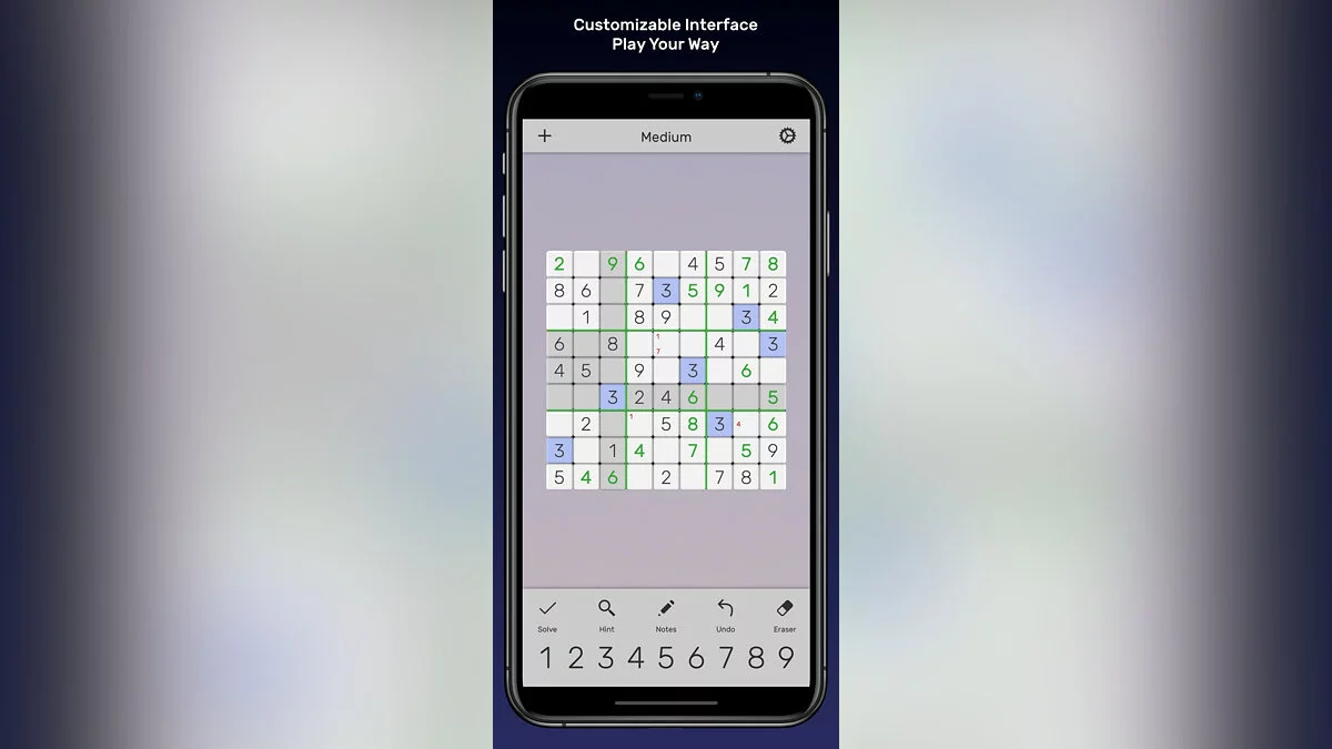 Скриншоты из Sudoku Evolved - 3D Puzzles