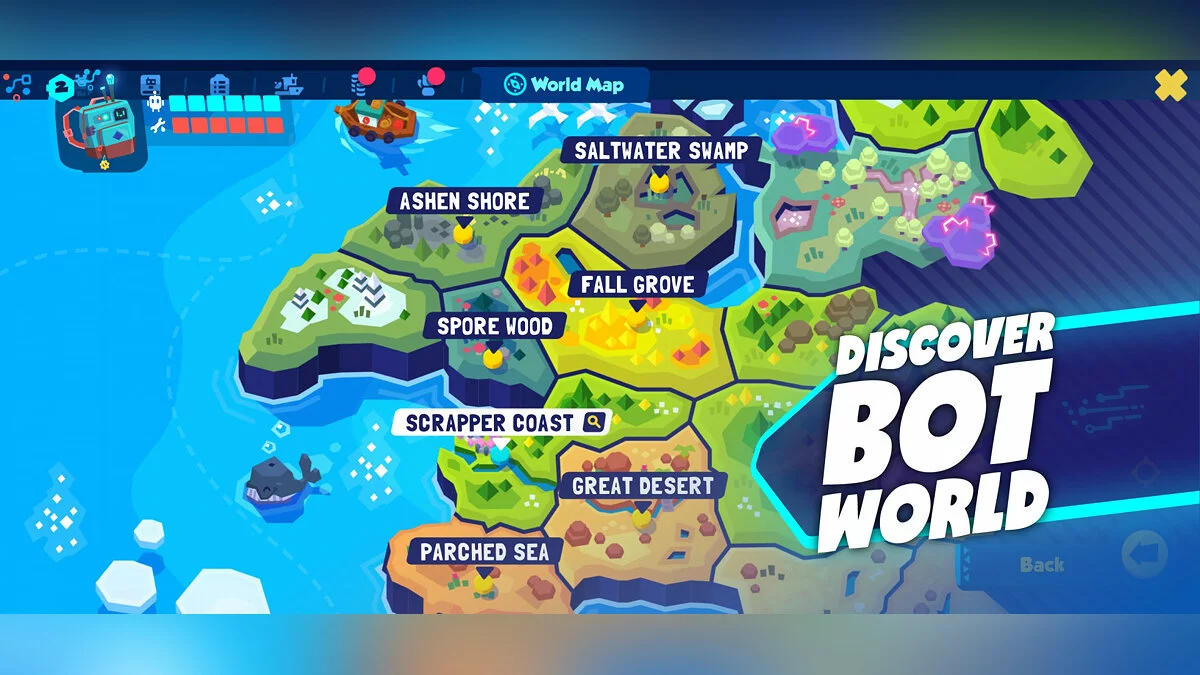 Скриншоты из Botworld Adventure