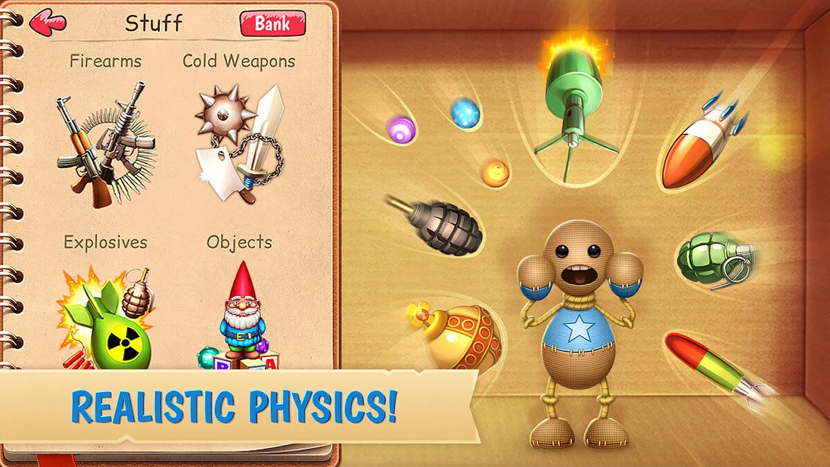 Скриншоты из Kick The Buddy Remastered
