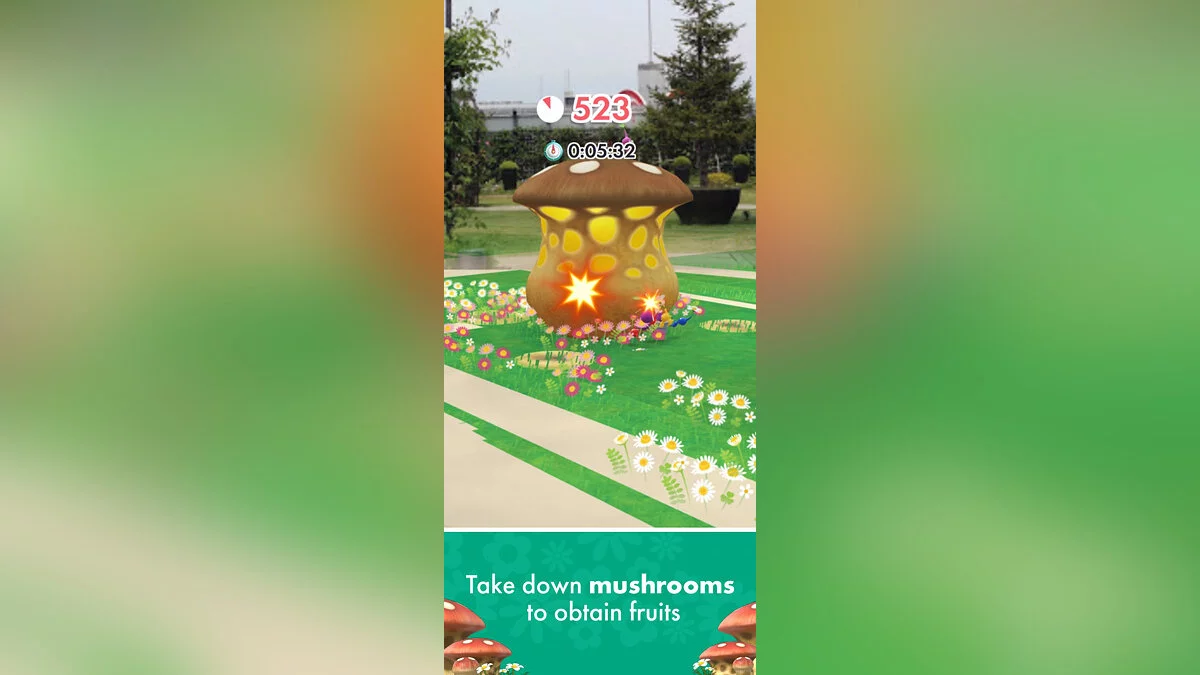 Скриншоты из Pikmin Bloom