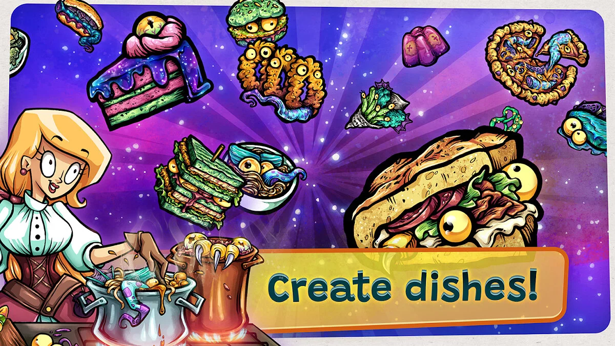 Скриншоты из Alien Food Invasion