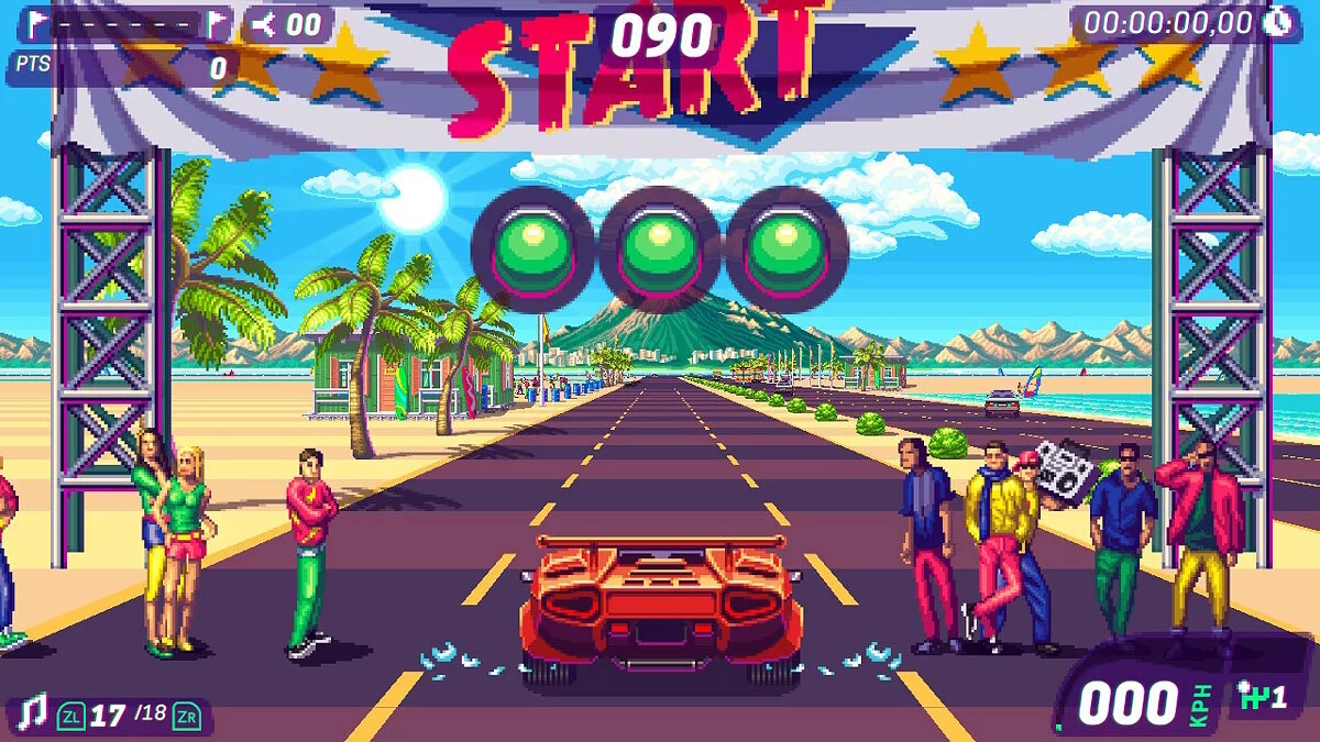 Скриншоты из 80's OVERDRIVE