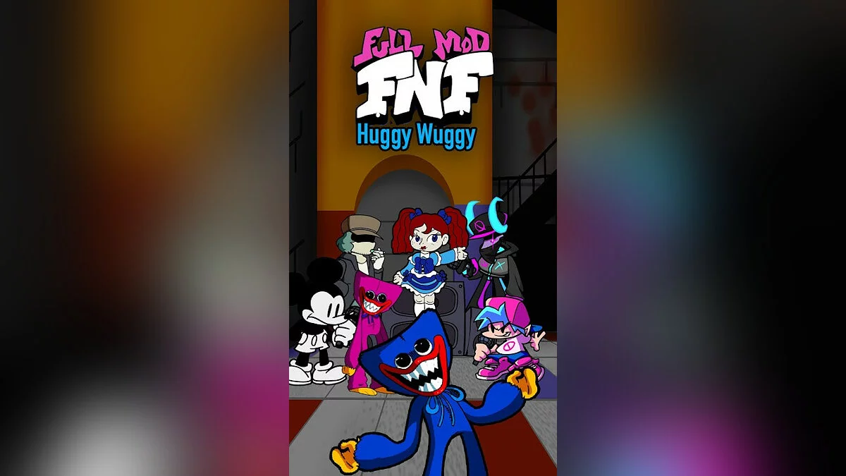 Арт из Huggy Wuggy FNF Full Mod