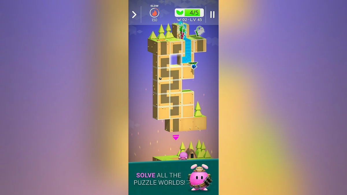 Скриншоты из Falls - 3D Slide Puzzle