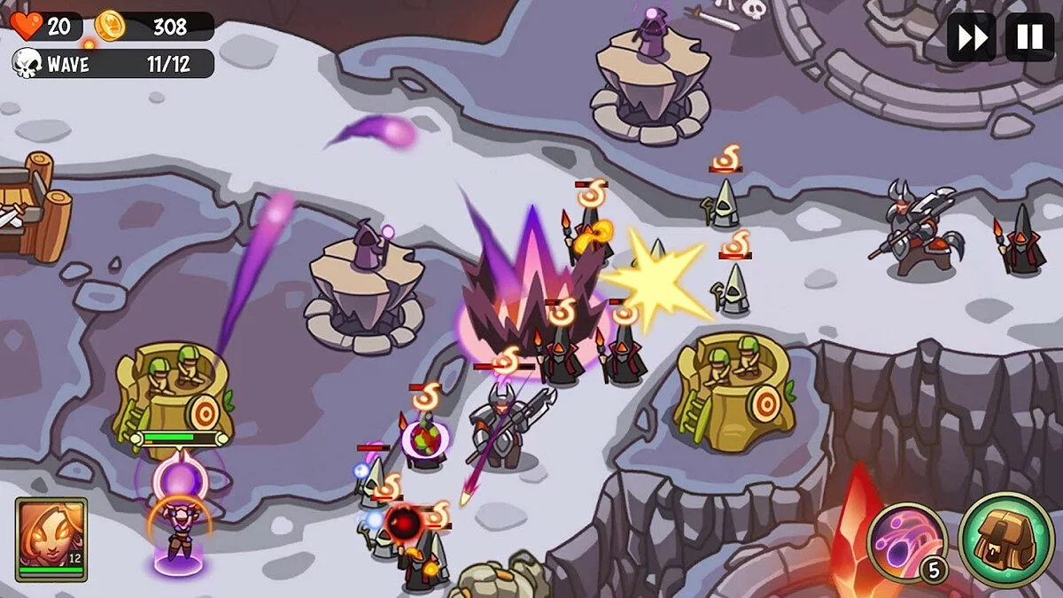 Скриншоты из Tower Defense TD Offline Games