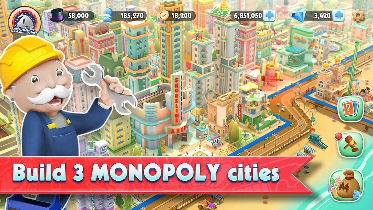 Скриншоты из MONOPOLY Tycoon (2022)