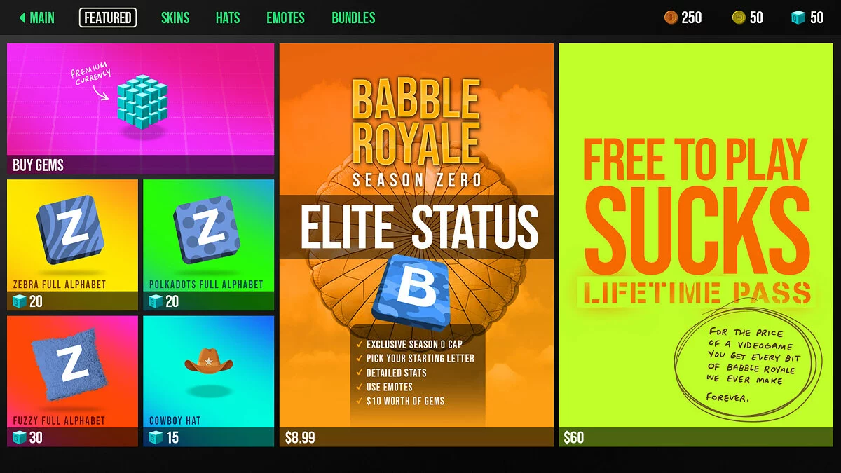 Скриншоты из Babble Royale