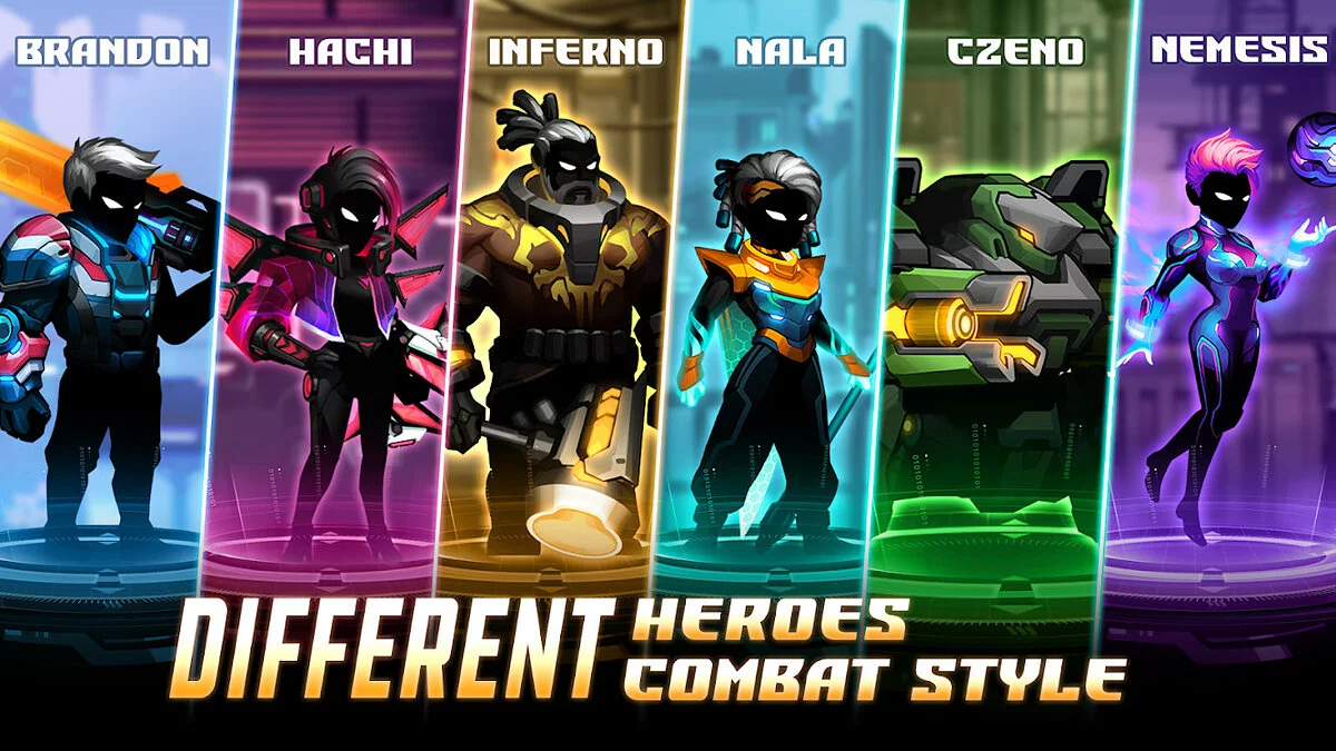 Скриншоты из Cyber Stickman: Offline Game
