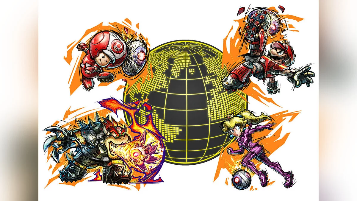 Арт из Mario Strikers: Battle League