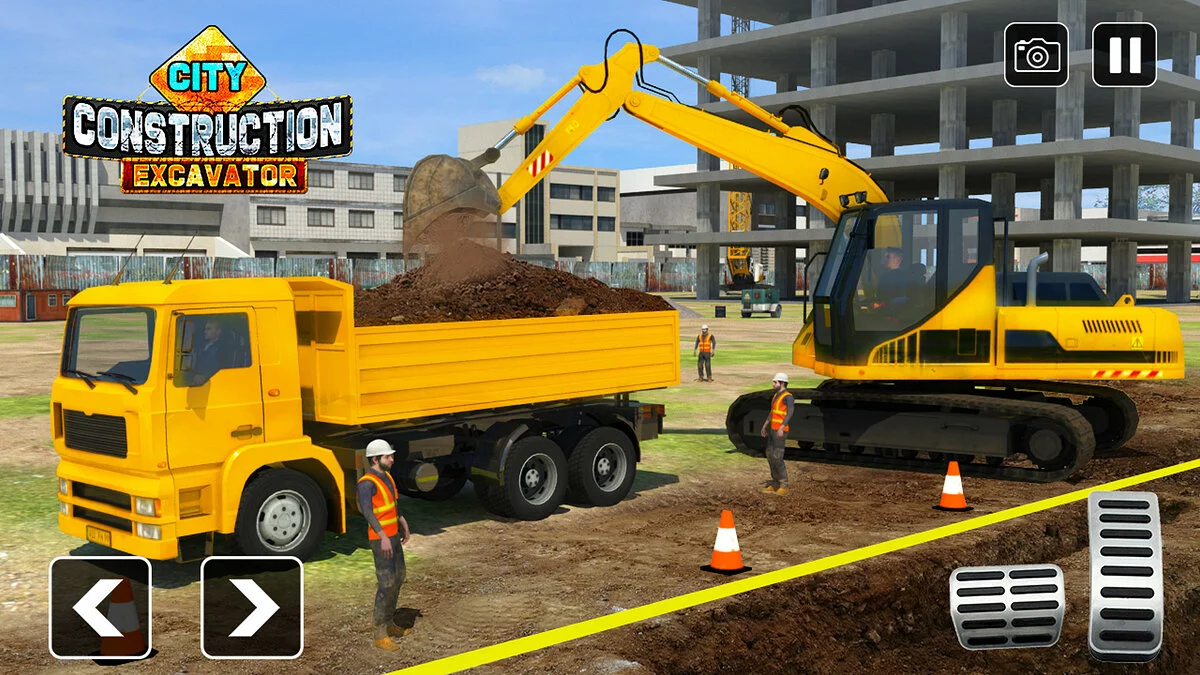 Скриншоты из JCB Excavator Construction 3D