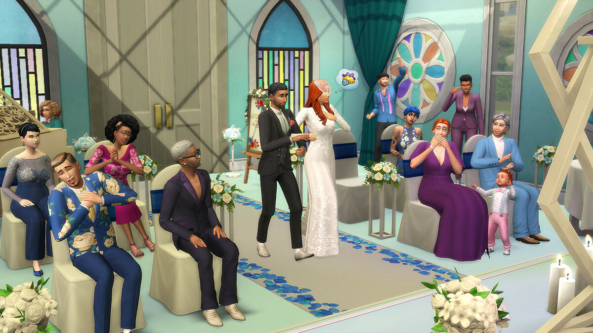 The Sims 4: My Wedding Stories - что это за игра, трейлер, системные  требования, отзывы и оценки, цены и скидки, гайды и прохождение, похожие  игры The Sims 4 Свадебные истории — Игровой набор