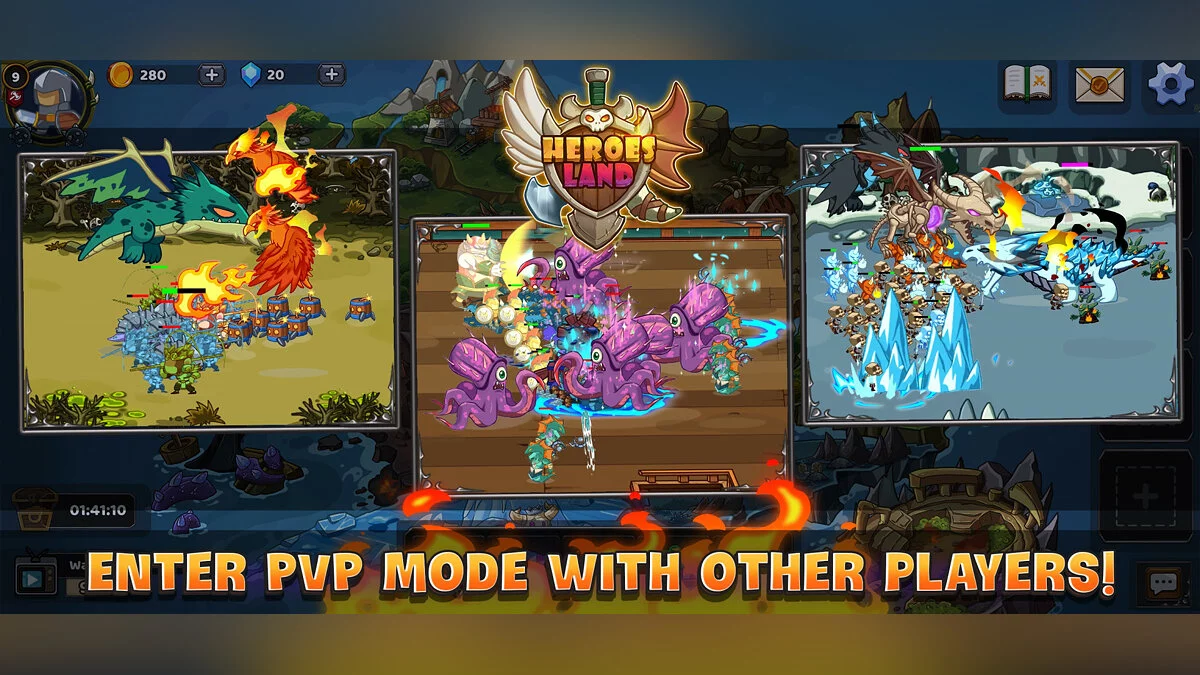 Скриншоты из Mega War: Heroes Land