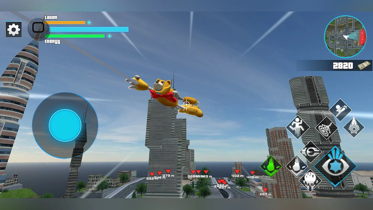 Скриншоты из Bear Rope Hero, Security City