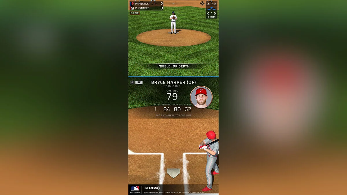 Скриншоты из MLB Tap Sports Baseball 2022
