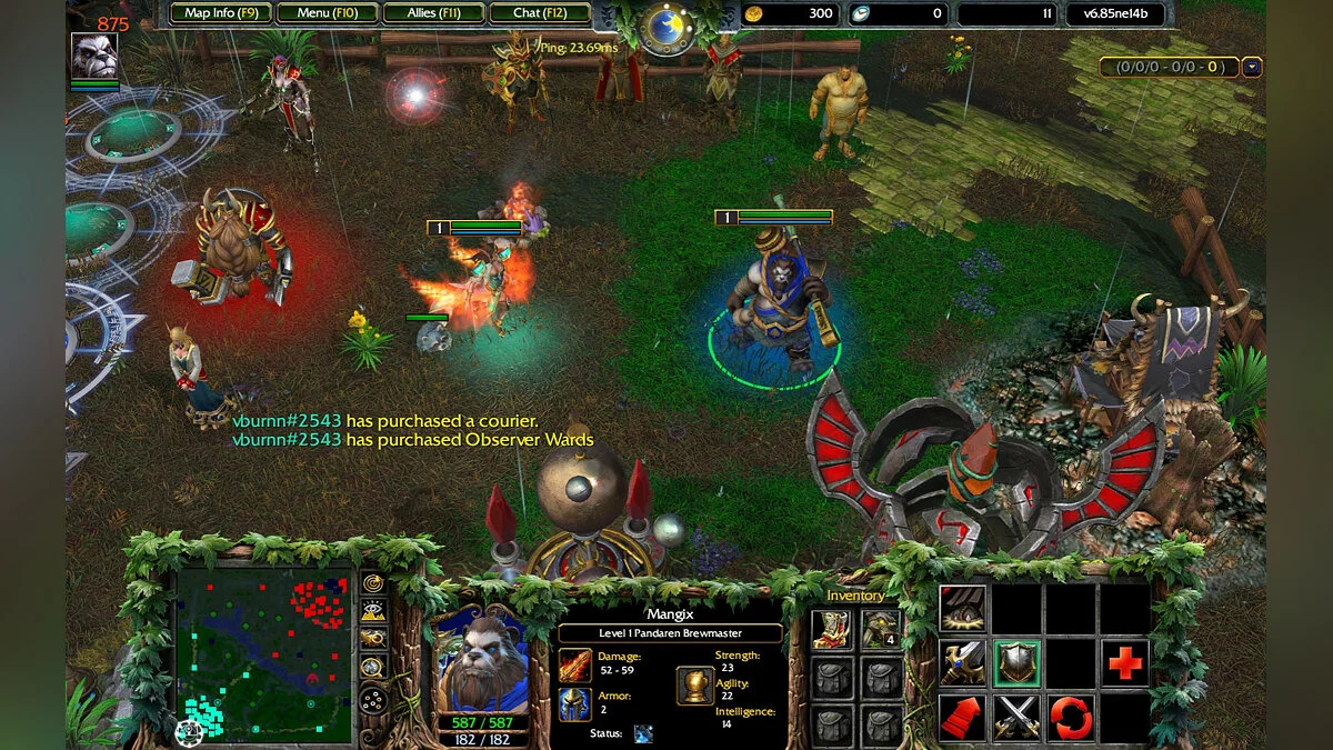 Скриншоты из DotA