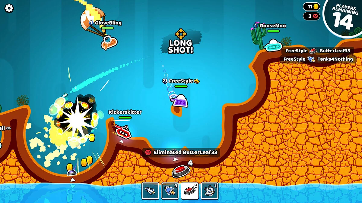 Скриншоты из Rocket Bot Royale