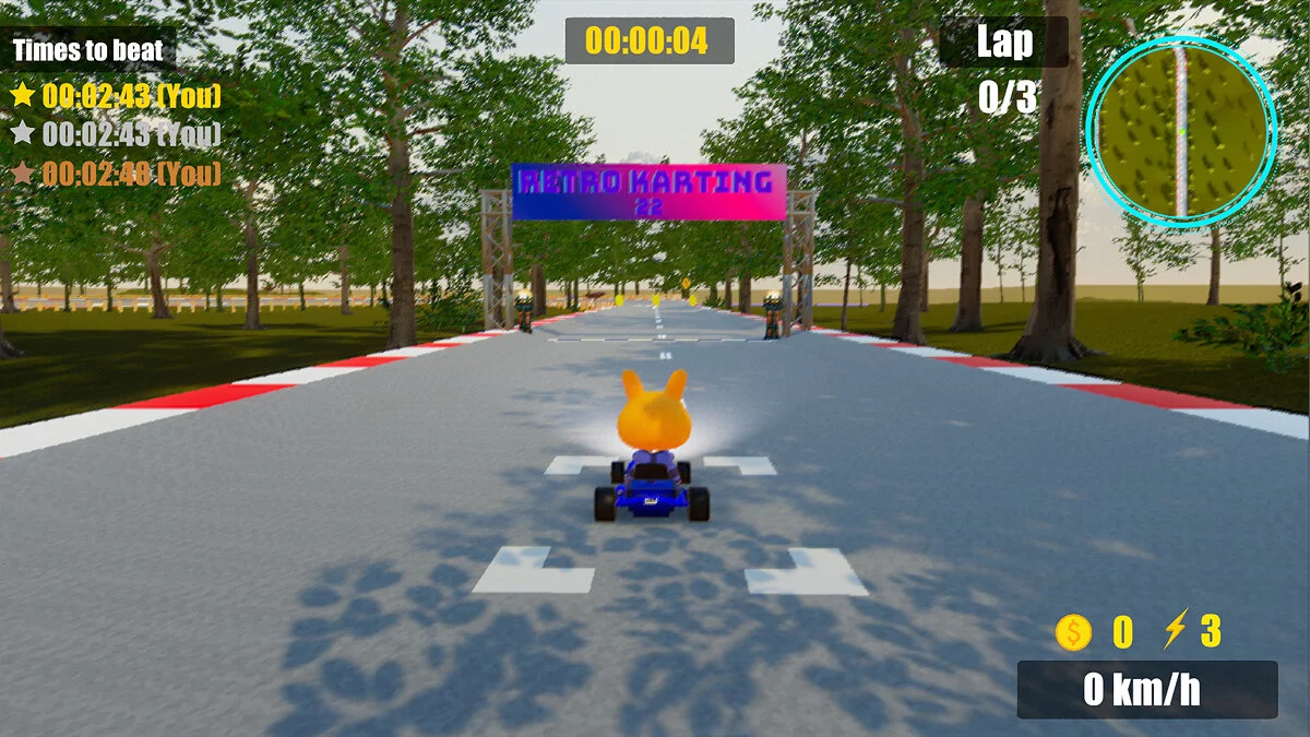 Скриншоты из Retro Karting 22