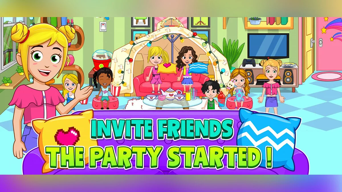 Скриншоты из My City: Pajama Party