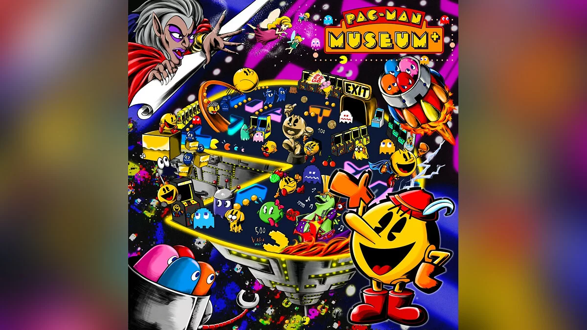 Арт из Pac-Man Museum+