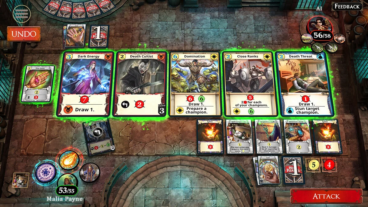 Скриншоты из Hero Realms