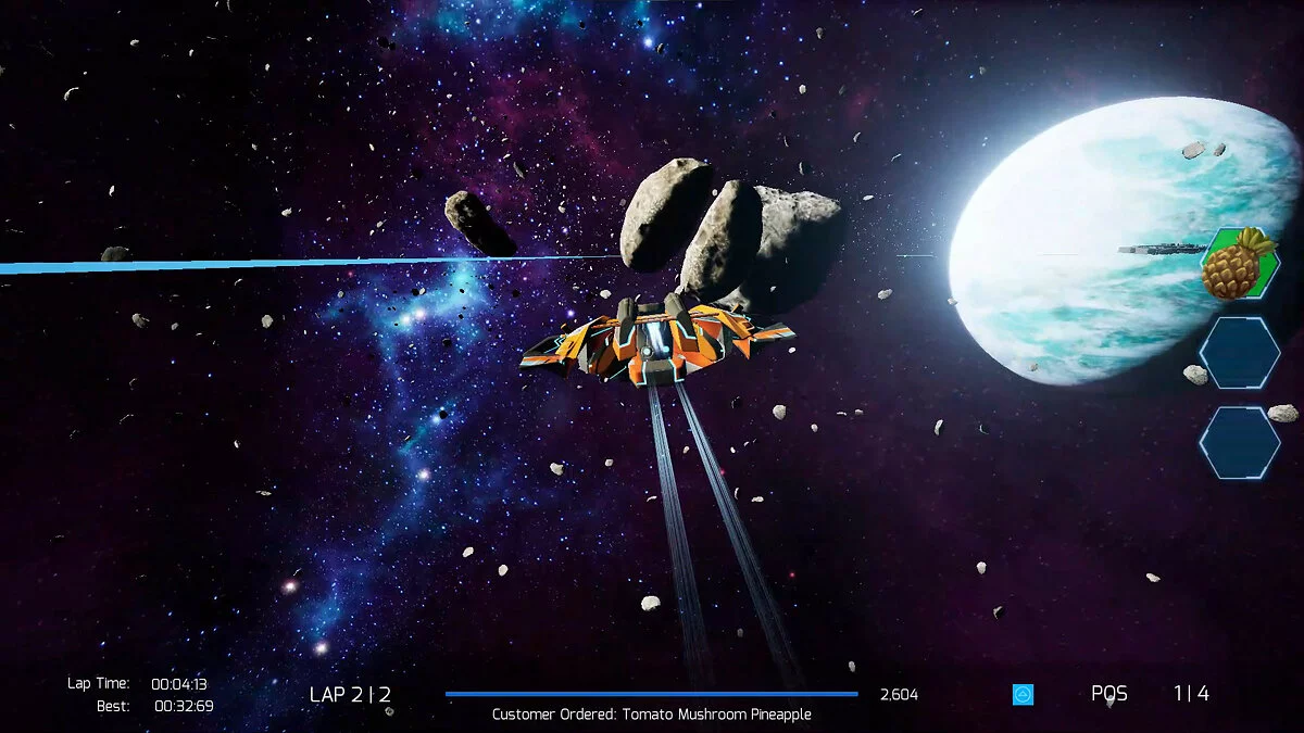 Скриншоты из Cygnus Pizza Race