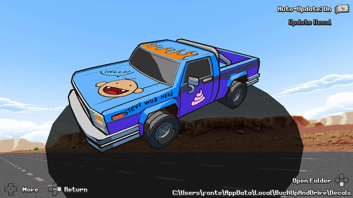 Скриншоты из Buck Up And Drive!