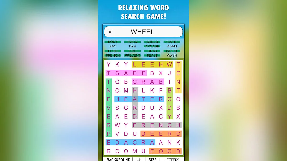 Скриншоты из Word Search Games