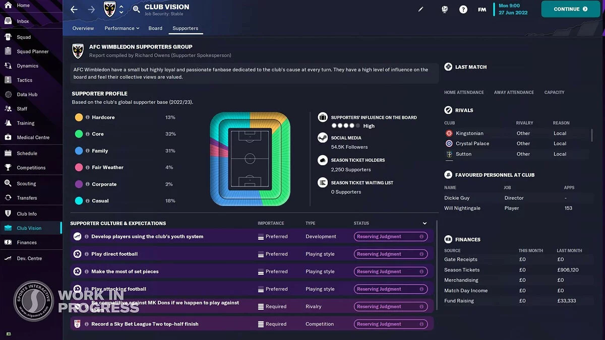 Скриншоты из Football Manager 2023