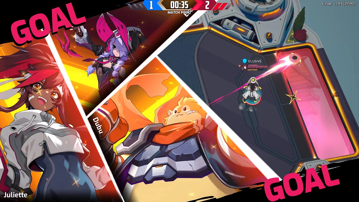 Скриншоты из Omega Strikers