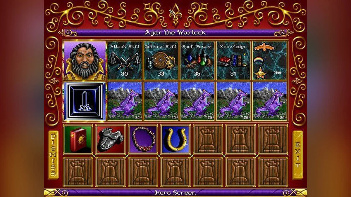 Скриншоты из Heroes of Might and Magic