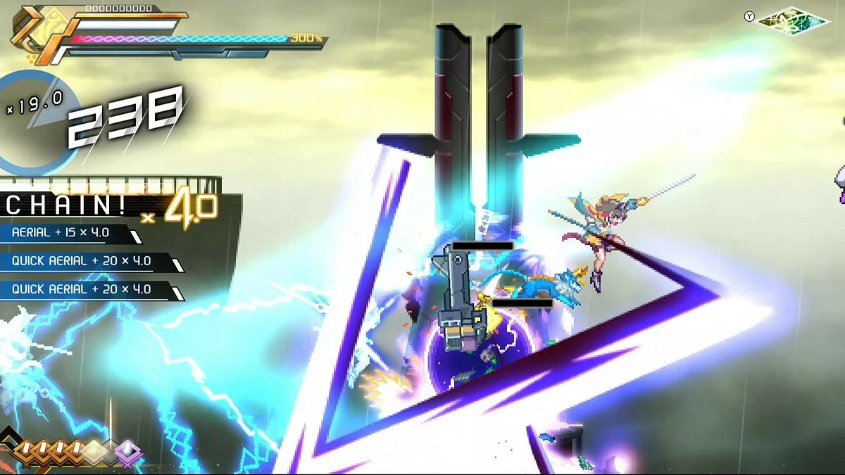 Скриншоты из Azure Striker Gunvolt 3