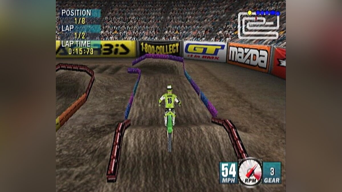 Jeremy McGrath Supercross 2000 (2000) - что это за игра, трейлер, системные  требования, отзывы и оценки, цены и скидки, гайды и прохождение, похожие  игры McGrath Supercross 2000