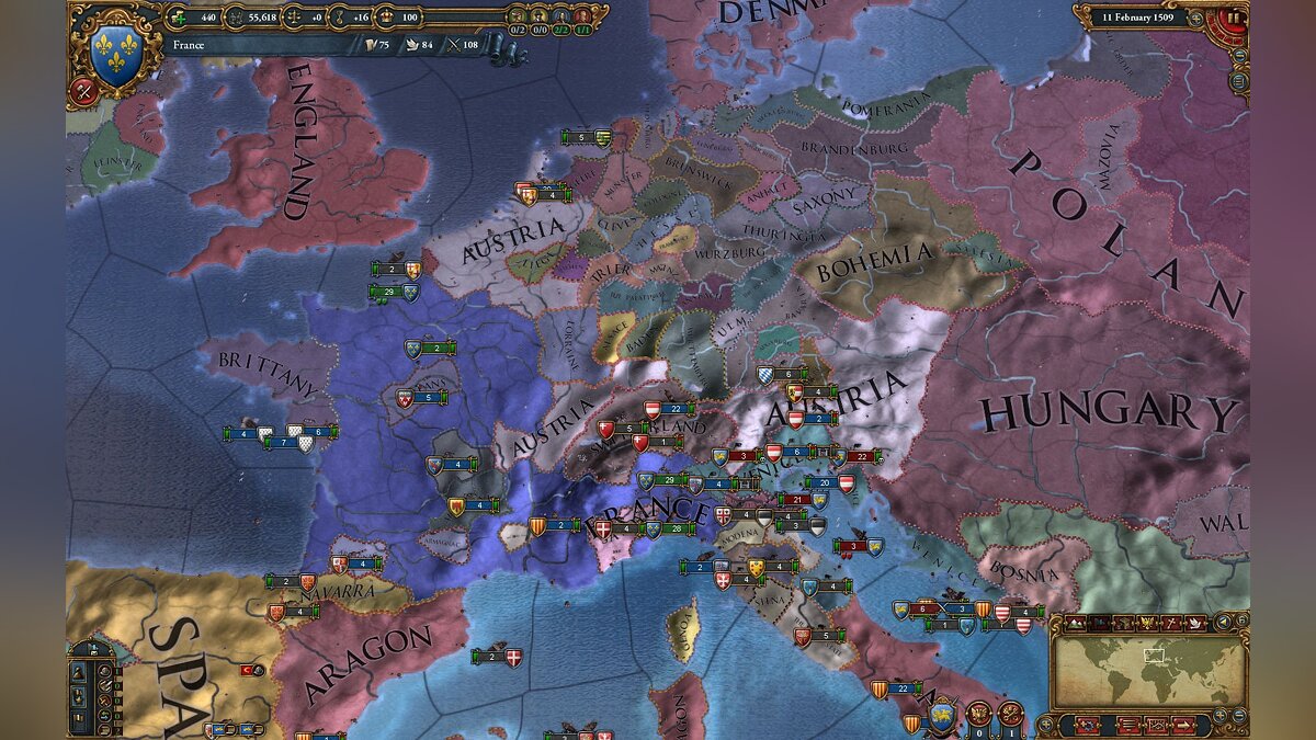 Europa Universalis 4 зависает