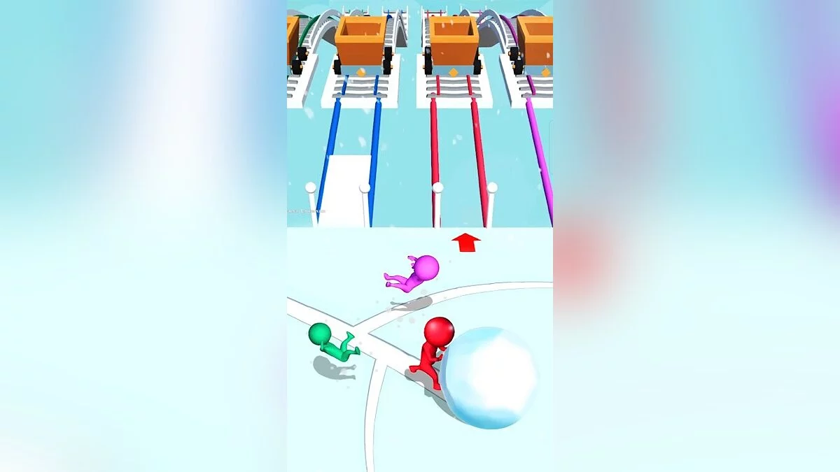 Скриншоты из Snow Race: Snow Ball.IO