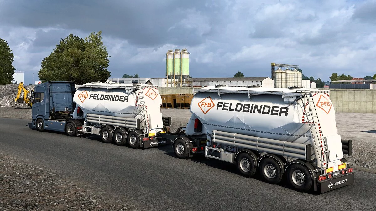 Скриншоты из Euro Truck Simulator 2 - Feldbinder Trailer Pack