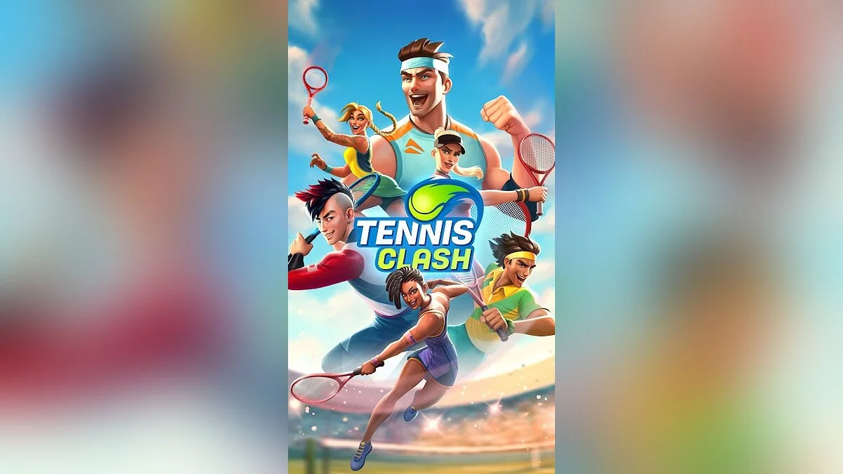 Арт из Tennis Clash: онлайн-игра