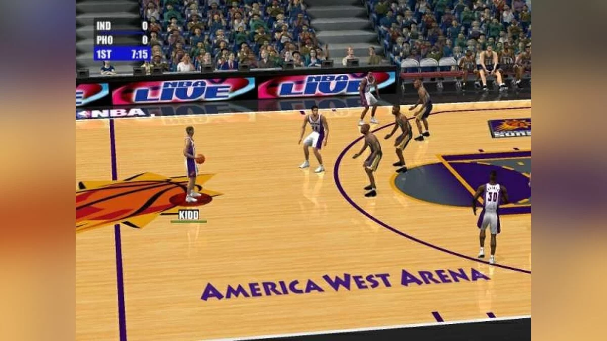 Скриншоты из NBA Live 2001