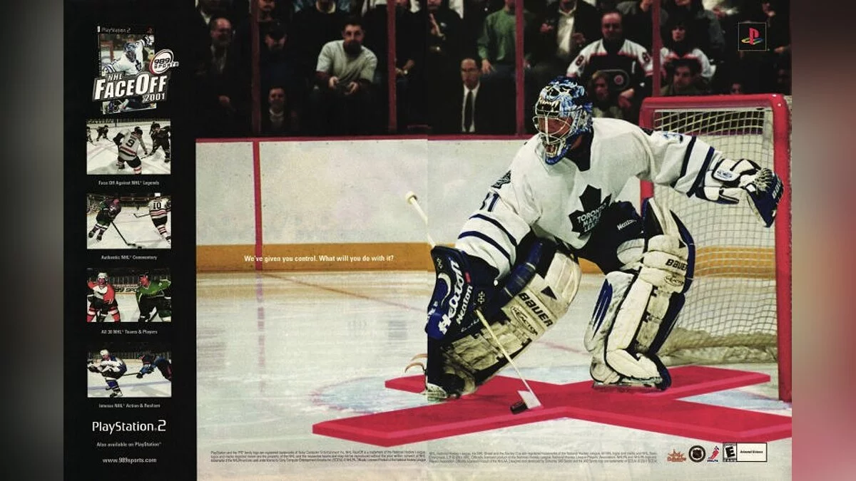 Скриншоты из NHL FaceOff 2001