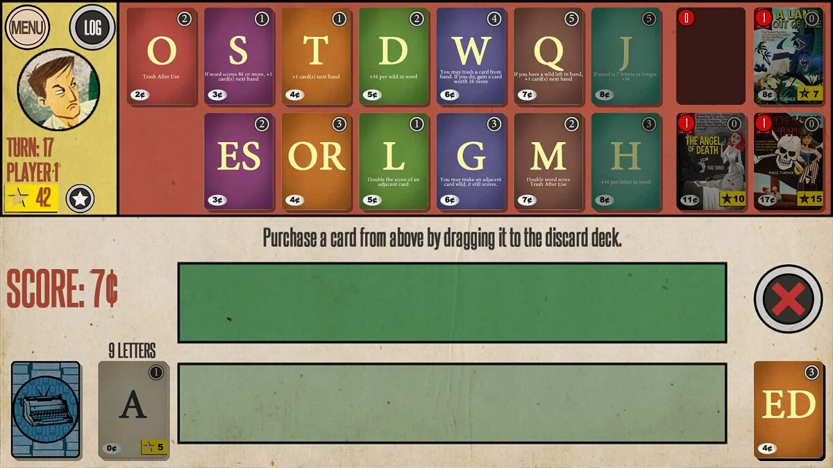 Скриншоты из Paperback: The Game
