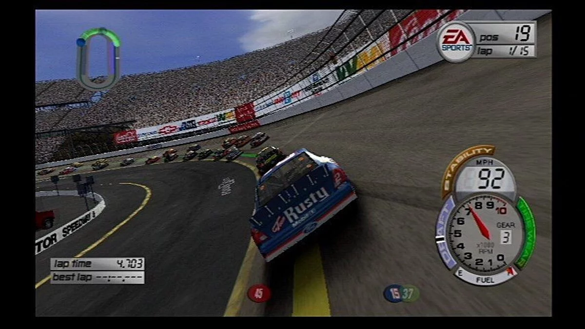 Скриншоты из NASCAR Thunder 2002