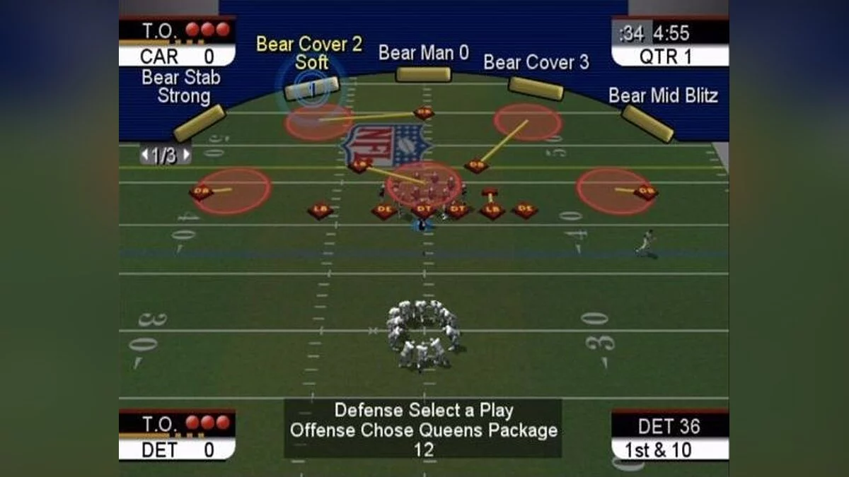 Скриншоты из NFL 2K3