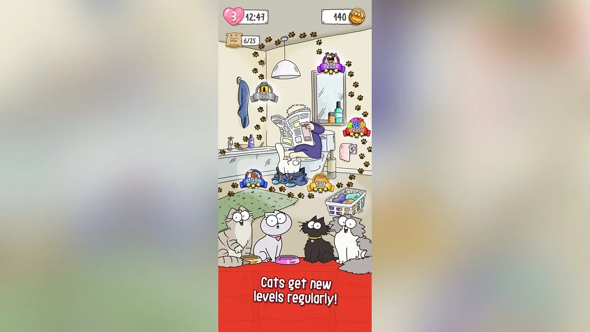 Скриншоты из Simon’s Cat Crunch Time