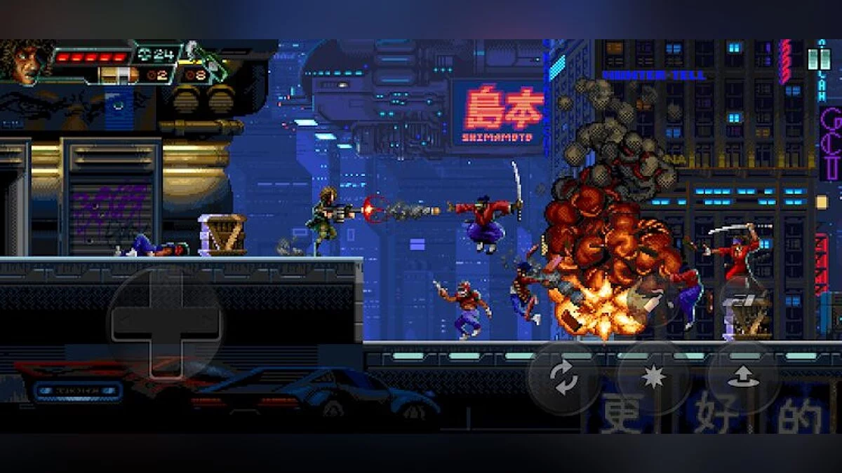 Скриншоты из Huntdown: Cyberpunk Adventure